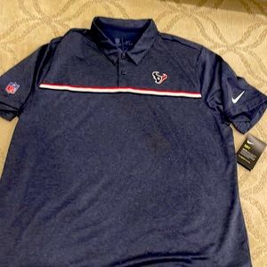 Texans golf shirt